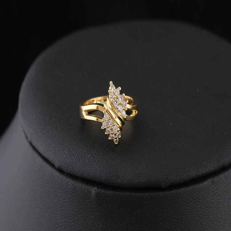 Zirconia Gold Ring