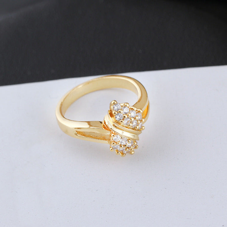 Zirconia Gold Ring
