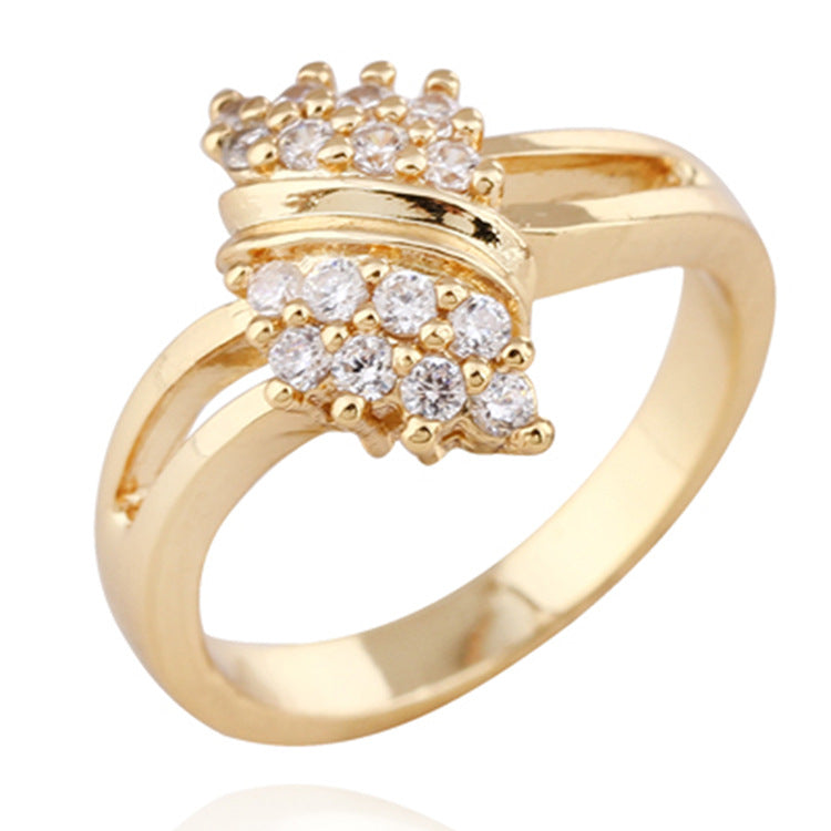 Zirconia Gold Ring